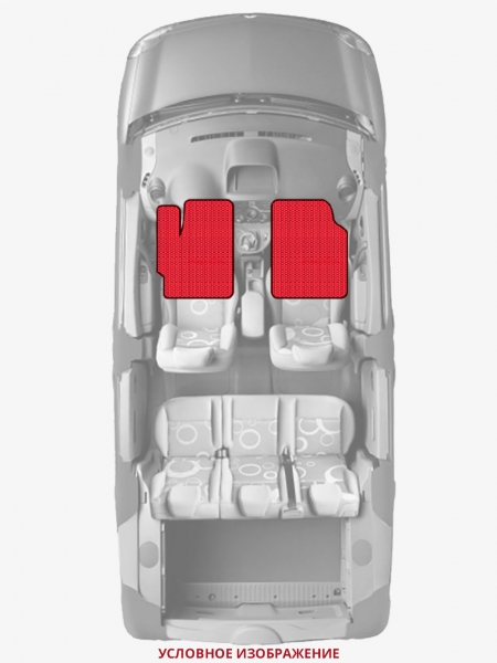 ЭВА коврики «Queen Lux» передние для Dodge Diplomat